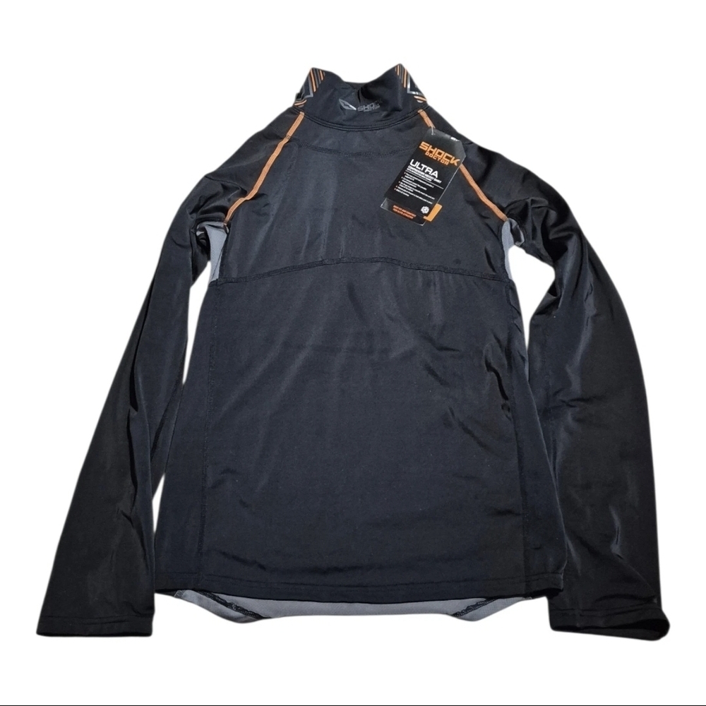 Shock Doctor Core Compression Hockey Shirt Mens Long Sleeve Black L Large